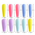 100Pcs/Box Candy Nails Full Cover Ballerina Acrylic Artificial False Nail Tips Press on Finger Manicure Extension Tools. 