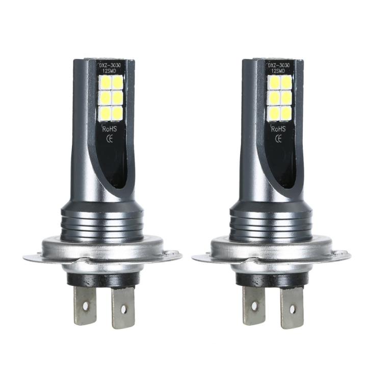 H7 Car LED Fog lights 200W Headlight Bulbs Kit 6000K White Running Light HID Decoder Fog Bulbs