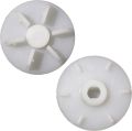 Mixer Blender / Grinder Jar Coupler Pully Plastic 4 cm 6Teeth- 1 Pcs White. 