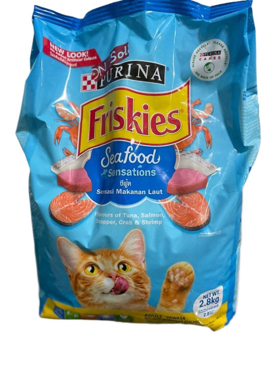 Purina Friskies Seafood Sensation Cat Food 2.8kg Pack