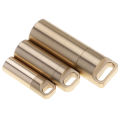 Pill Box Case Holder EDC Brass Waterproof Pill Capsule Container Keychain.