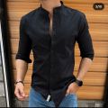 New Stylish Trendy Cotton Oxford Long Sleeve Casual Shirt For Men. 