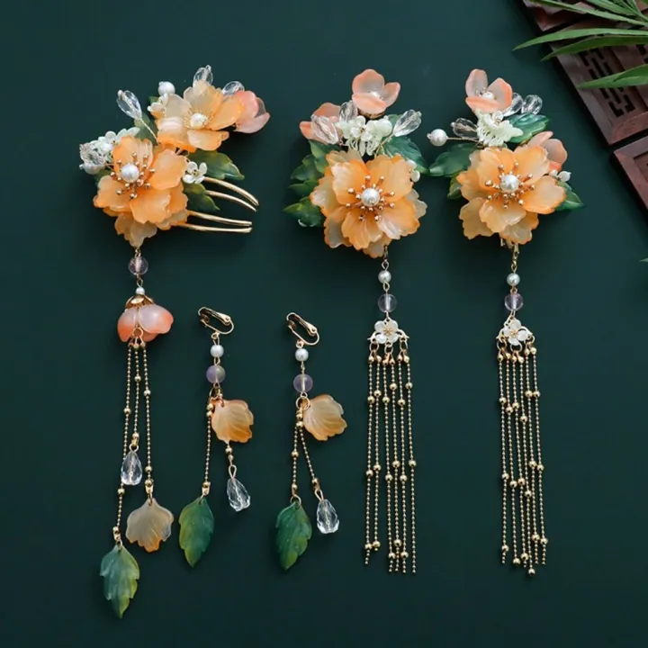 Tassel%20Chinese%20Style%20Hairpin%20Set%20Exquisite%20Flower%20%20Hanfu%20Hair%20Stick%20Hair%20Comb%20Alloy%20Girl%20Hair%20Accessories%20-%20Image%206