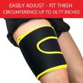 Tcare Adjustable Thigh Brace Support, Quadriceps Support and Thigh Wraps Unisex Breathable Non-Slip Hamstring Compression Sleeve. 