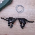 Bike Gear Shifter Brake Levers Bicycle 3x7 Speed Changer Shifter Set Cycle Gear Shifter Transmission for Mtb Road Bike 2pcs. 
