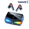 M28 TWS Bluetooth 5.1 Gaming Headset Dual Mode Wireless Earphones Sports Stereo Sound Low Latency LED Digital Display Smart Touch Earphone. 