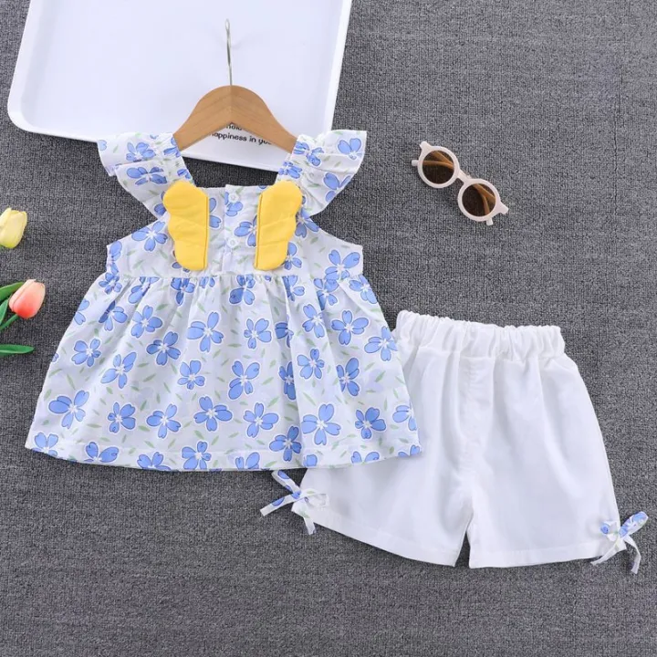 Baby%20Girl%20Summer%20Western%20Suit%202024%20New%20Baby%20and%20Children's%20Clothes%20Girls%20Short%20Sleeve%20Clothes%20Small%20Children's%20Summer%20Clothes%201-4%20years%20old%20-%20Image%206
