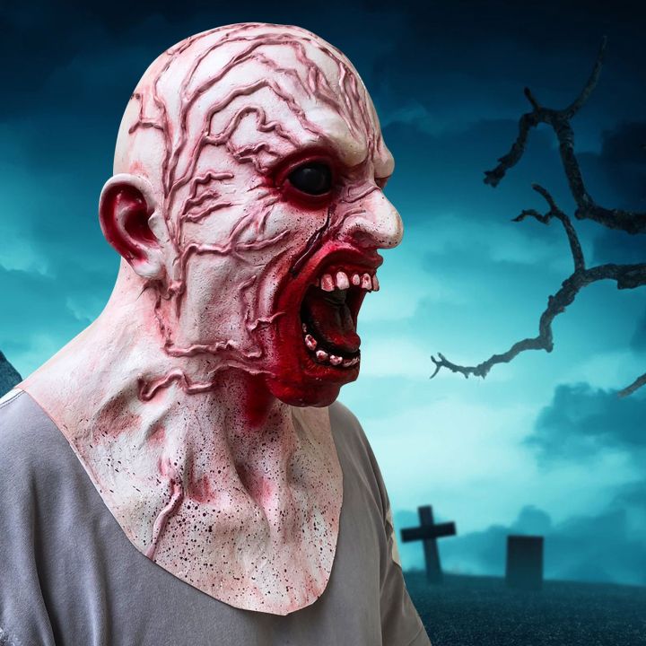 Creepy%20Skull%20Halloween%20Mask%20Realistic%20Latex%20Full%20Face%20Horror%20Skull%20Head%20Headgear%20Mask%20Party%20Halloween%20Cosplay%20Prop%20-%20Image%202