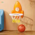 Toddler Basketball Hoop Set Cartoon Outdoor Indoor Game Foldable Basketball Hoop for Girls Gifts.