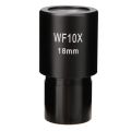 NANLIY- 10X Microscope Eyepiece Wide Angle Optical Lenses Adapter Field 18mm Professional Ocular Lens Standard.