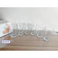 6 pcs plaine design water glass Olila Round Aquare Design. Crystal Clear Water Drinking Glass Set. Juice Glass Set. Model:W042:R90.. 
