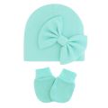 Baby Girl Hat Gloves Set Cotton Newborn Beanie for Girls Accessories Baby Cap Toddler Infant Bonnet Hats New Born Gift. 