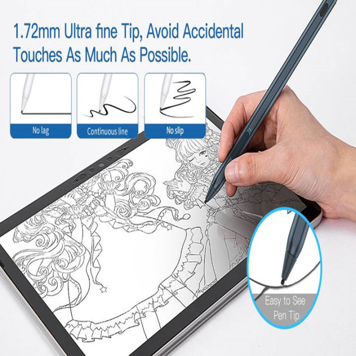 Stylus%20Pen%20For%20HP%20ENVY%20X360%20Pavilion%20X360%20Spectre%20X360%202-in-1%20Laptop%20Rechargeable%20MPP%202.0%20Tilt%20Pen%203J122AA#ABB%20-%20Image%203