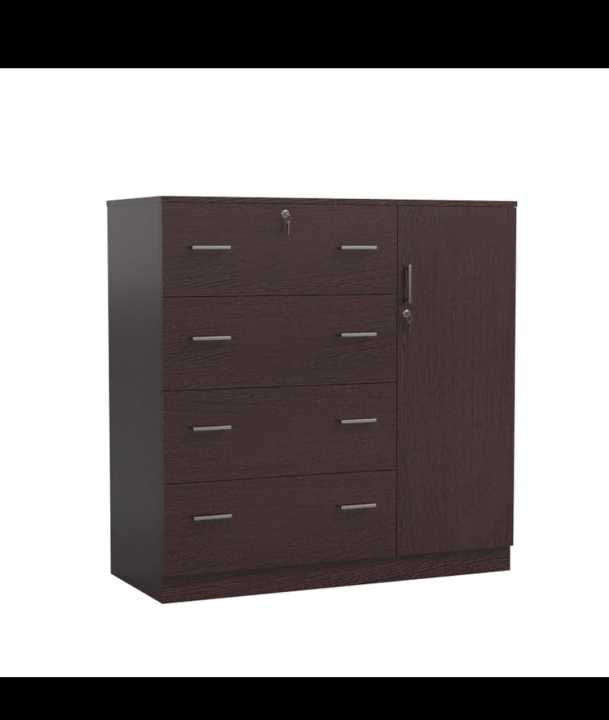 Modern Design MDF Laminated Melamine Board Cloth Storage wardrobe by Moumi Furniture & Home Decor - 48X54"