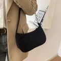 Winter Corduroy Underarm Bag Casual Women Shoulder Bags Travel Armpit Shopping Pouch Phone Pouch Female Chains Handbag Clutch. 