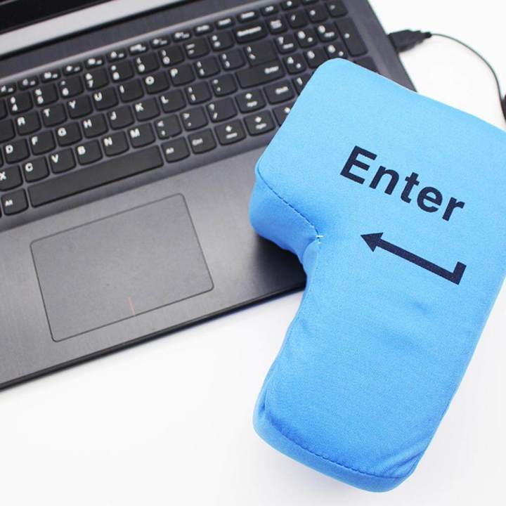 Big%20Enter%20Key%20Throw%20Pillows%20With%20USB%20Office%20Stress%20Relief%20Vent%20Noon%20Desktop%20Break%20Doll%20Toy%20-%20Image%204
