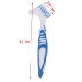 Denture Cleaning Brush Dedicated Denture False Teeth Brush Oral Care Tooth Brush.
