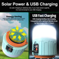 1000W Solar LED Camping Light Waterproof USB Rechargeable For Outdoor Tent Lamp Portable Lanterns Emergency Lights BBQ Hiking.