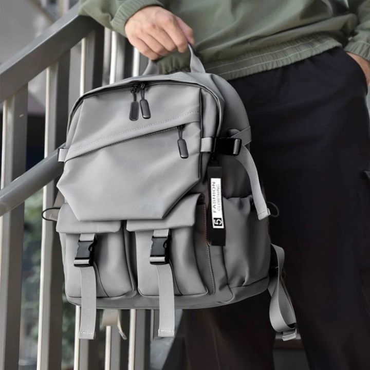 Small Zebra Fashion Backpack (Grey) m shopee bd