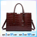 Crocodile Print Women Handbags Purse Tote Bags Adjustable Strap Top Handle Bag Large Capacity Crossbody Bags Work Travel Gift. 