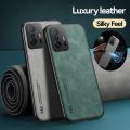 For Xiaomi 11 11X T 10 Lite 9 Ultra Pro Mix4 CIVI 3 2 Case Goatskin plush ultra-thin magnetic patch holder 360° full protection Back cover car navigation bracket casing. 
