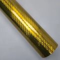 High Glossy Gold Aircraft Pattern Plated Carbon Fiber Sticker Car Tuning Stickers Adhesive Vinyl for Car Body Films Wrap Decal.