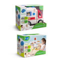 Hola Toy Ambulance Kids Early Learning Educational Plastic Role Play Ambulance Toys.