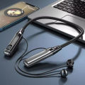 ZT Plus RE-NY060 New Wireless Neckband 200 Long Battery Life with LED Display TF Card Slot  Noise Cancelling Headphone. 