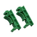20Pcs DRG-01 PCB for DIN 35 Rail Mount Mounting Support Adapter Circuit Board Bracket Holder Carrier Clips Connectors.