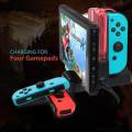 Switch Pro Controller Charger Nintendo Switch Console Joy-Con Charging Dock Station Stand with LED Indication and Free Type C Cable. 
