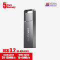 HIKSEMI USB 3.2 128GB Pendrive BLADE with Backward Compatible flash drive and Support Windows, MacOS and Linux HS-USB-E301. 