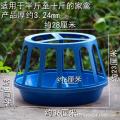 Poultry breeding trough, large chicken trough, cooked rubber round chick feeding trough, chicken feeding chicken, feeding chicken with automatic drinking fountain. 