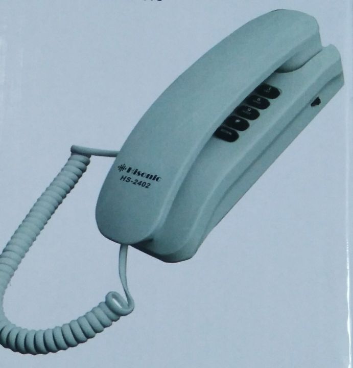 Telephone Set - Hisonic HS-2402  / Intercom Telephone Set/ Landline Telephone Set / Wall mount  Telephone Set (Original))