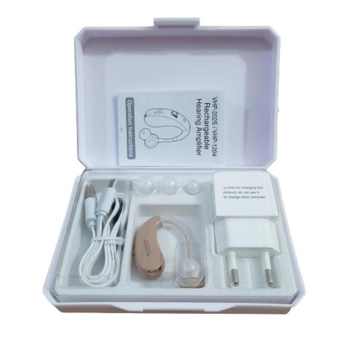 Rionet Rechargeable Hearing Aid Sound Amplifier Bte system hearing machine Japan Made