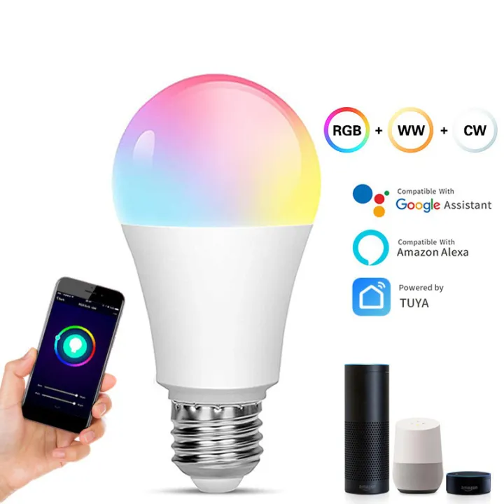 Alexa%20voice%20control%20RGBCW%205-way%20smart%20bulb%20dimmable%20new%20brand%20new%20and%20high%20quality%20-%20Image%205