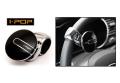 Power Handle Steering Wheel Knob In Black Silver Color. 