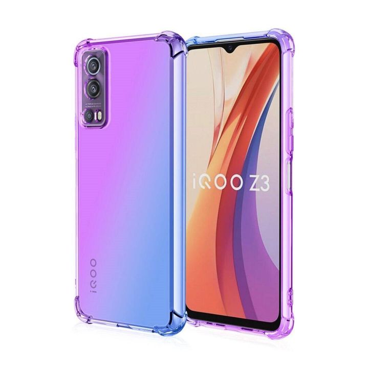 xprmy for Vivo iQOO Z3 Multicolor Silicone TPU Casing Soft