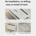 Qiunery Pull Out Cabinet Organizer, Pull Out Organizer With Nano Adhesive, Slide Out Pantry Shelves, Kitchen Cabinet Pull Out Shelves For Bathroom, Office. 