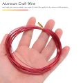 12 Rolls Assorted Colors Aluminium Craft Wire for DIY Craft, 1 mm in Diameter 5 Meters Long. 