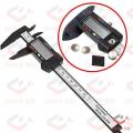 Glass Fiber Digital Caliper Measuring Tools 6″ Inch 150 mm Carbon Fiber Vernier Calipers With Large LCD Display Inch Metric Conversion Hand Tool. 