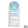 Multifunctional Geometric Ruler Geometric Drawing Template Measuring Tool Diy Drawing Rulers For Student School Линейка Шко I4r6.
