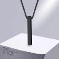 Refined Taste - Geometry Bar Necklace Stainless Steel Trendy Fashion Necklace For Men New Collections Necklace - Durabilty Assured. 