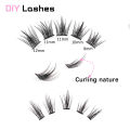 Cluster Lashes 3/6/10Rows Individual Lash Clusters 10D+20D Natural False Eyelash C/D Curl DIY Clusters Lash Extensions Makeup.