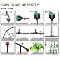 5-50m High-quality Micro Drip Irrigation System 8 Hole Adjustable Flow Dripper Plants Watering Tool Garden 1/4'' Hose Spray Kit. 