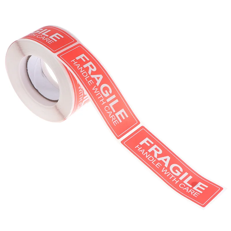 Sticker Raflacoat 250Pcs Fragile Warning Stickers Handle With Care Do not Bend Sign ...