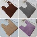 Jinfucha Prevalent Cute U Shaped Bath Mats Soft Pats Anti Slip Home Floor Mat Toilet Carpet. 