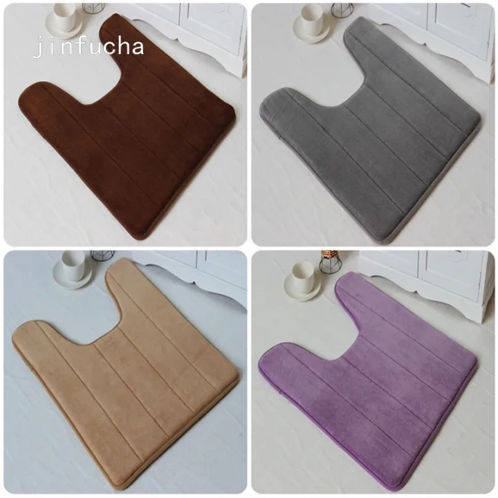 Jinfucha%20Prevalent%20Cute%20U%20Shaped%20Bath%20Mats%20Soft%20Pats%20Anti%20Slip%20Home%20Floor%20Mat%20Toilet%20Carpet%20-%20Image%202
