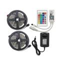 Waterproof RGB Remote Control LED Strip Light.