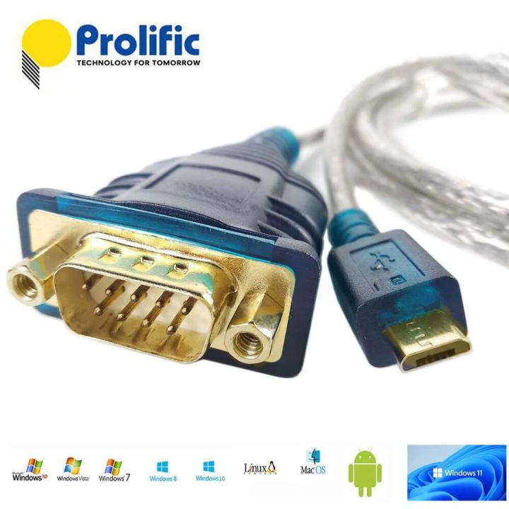 Prolific%20PL2303%20DB9%20to%20USB-A%20USB-B%20USB-C%20Micro%20USB%20RS232%20Serial%20Cable%20for%20Tablet%20Laptop%20PLC%20to%20MCU%20CPU%20Control%20or%20Communication%20-%20Image%203