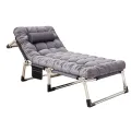 Outdoor Portable Folding Lounge Chairs Adjustable Multi Angle Sleeping Cot Chair For Outside Beach Lawn Camping Pool. 